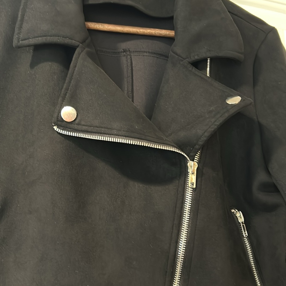 Apperloth A Black Moto Jacket - Picture 5 of 7